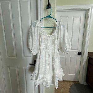 *NWT* Debbie Dabble by Angel Biba White Mini Dress